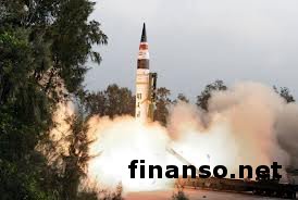 Индия успешно запустила ракету "Агни-5", способную нести ядерный боезаряд